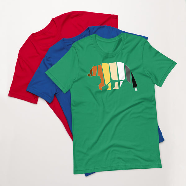 Gay Pride Bear Flag Colour t-shirt