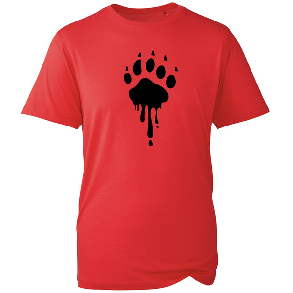 Bear Pride T-shirt Dripping Paw