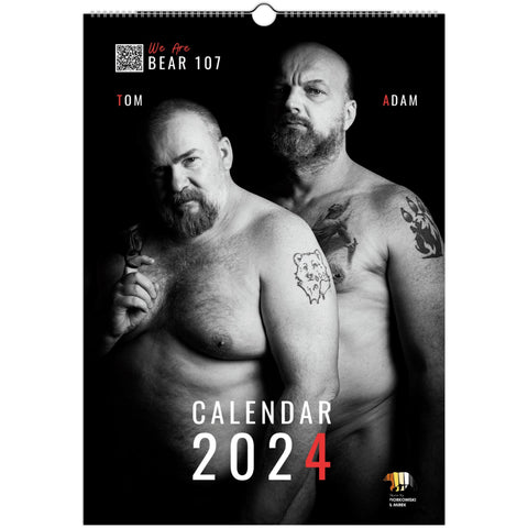 Gay Pride Bear 107 Wall Calendar 2024 (UK, EU)