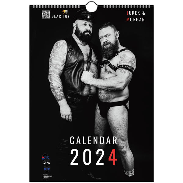 Gay Pride Leather Wall Calendars 2024 (UK, EU)
