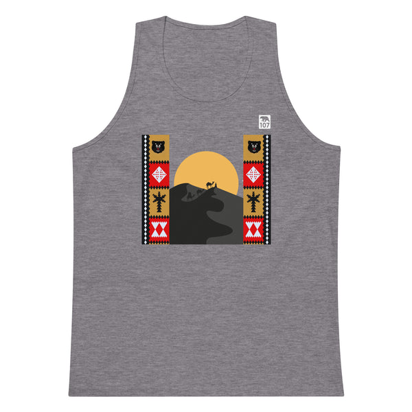 Gay Pride Arabic Bear tank top