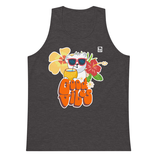 Gay Pride Good Vibes Bear tank top