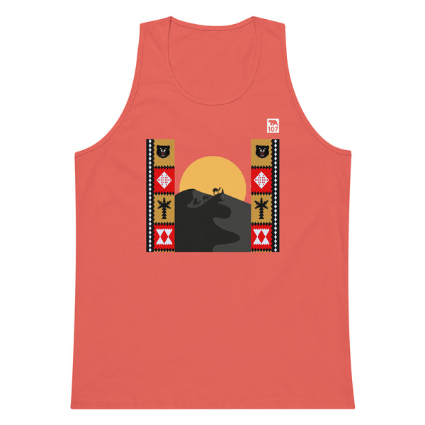 Gay Pride Arabic Bear tank top