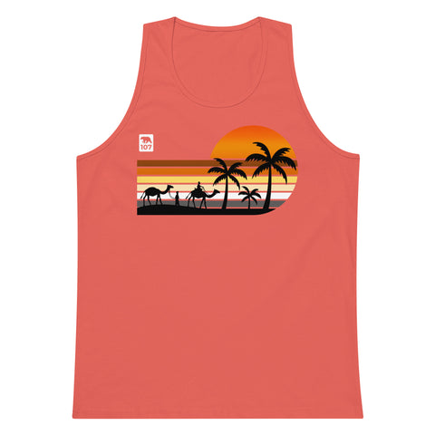 Gay Pride Bear Flag Exotic Trip tank top