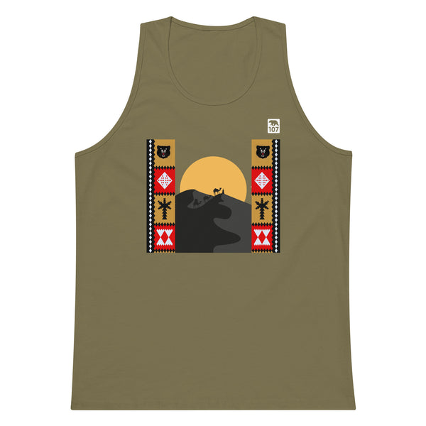 Gay Pride Arabic Bear tank top