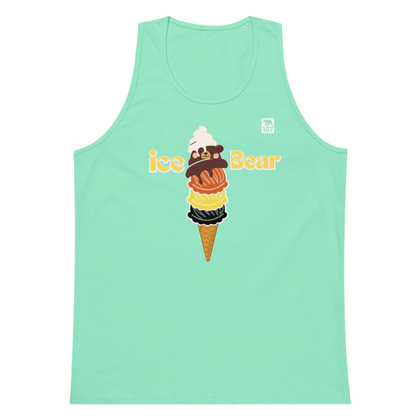 Gay Pride Ice Bear tank top