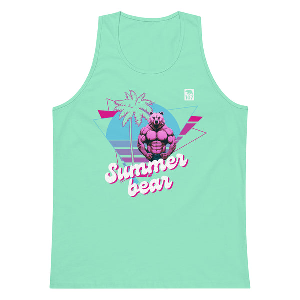 Gay Pride Summer Bear tank top