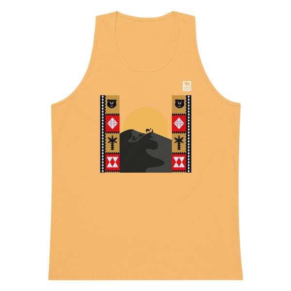 Gay Pride Arabic Bear tank top