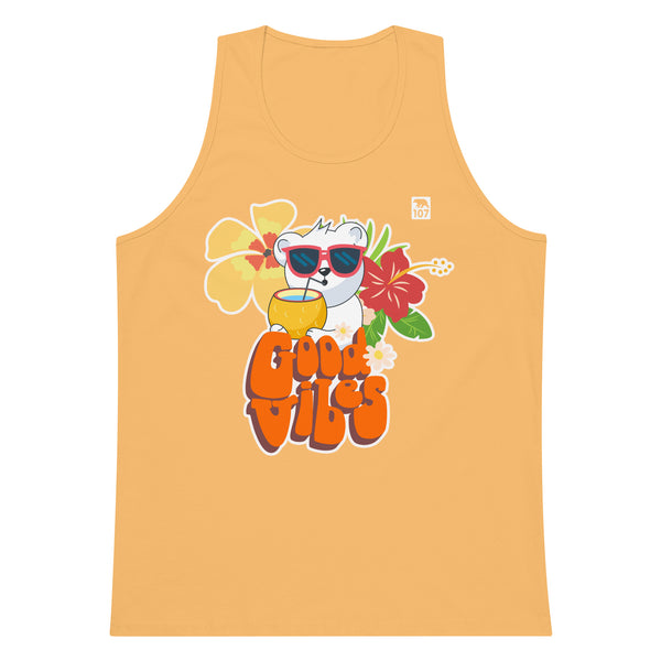 Gay Pride Good Vibes Bear tank top