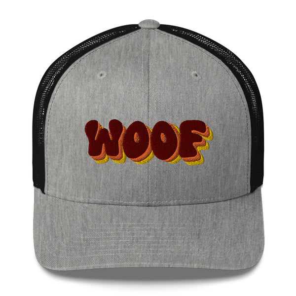 Bear Pride three colours embroidery Woof Trucker Cap