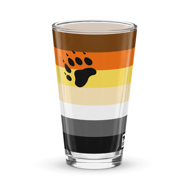 Gay Bear Pride Shaker pint glass