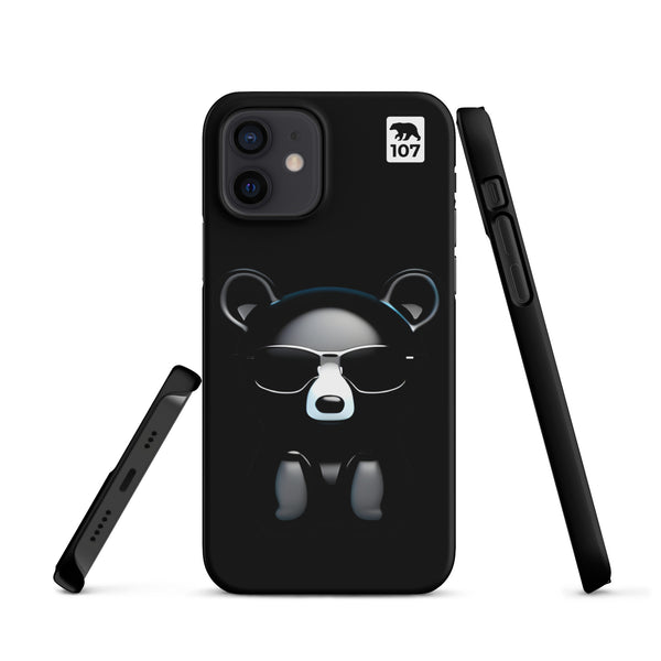 Gay Pride Black Bear Snap case for iPhone®