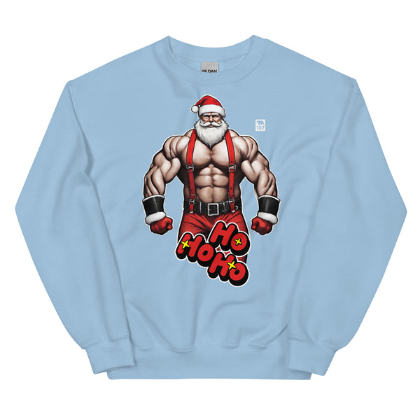 Christmas Muscle Santa Bear Sweatshirt