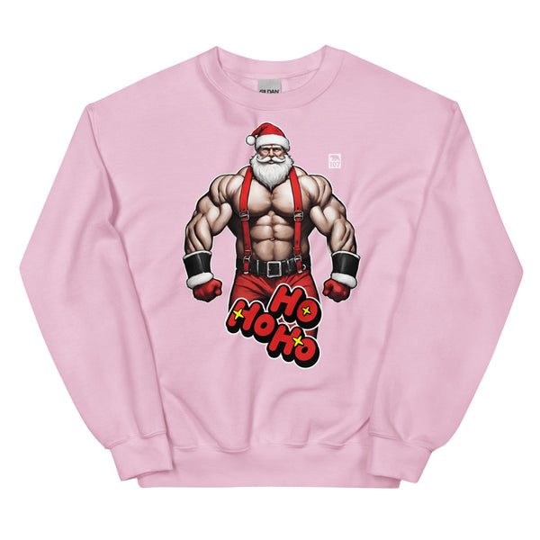 Christmas Muscle Santa Bear Sweatshirt
