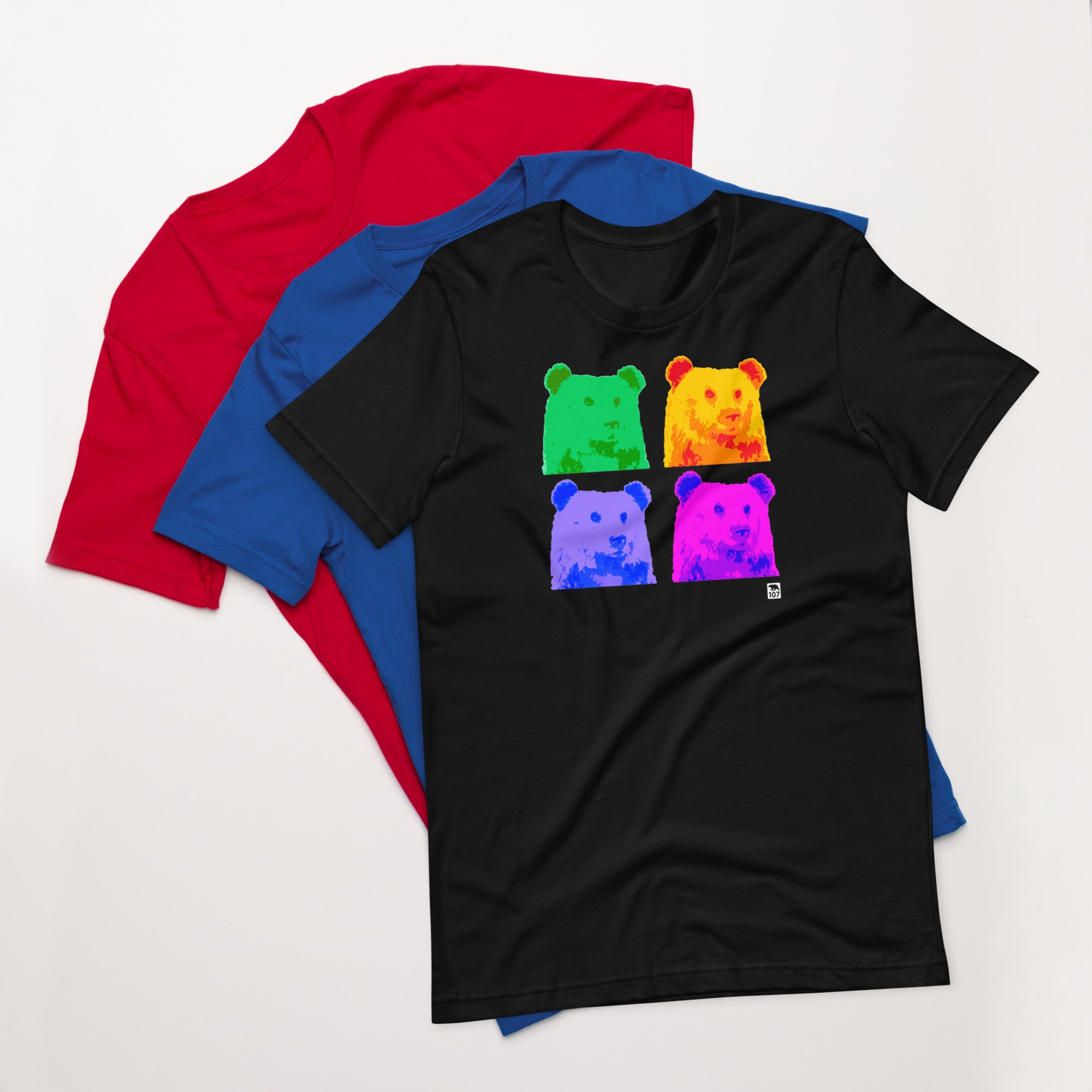 Gay Pride Portrait Bear t-shirt
