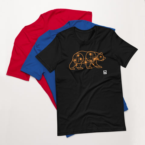 Gay Pride Bear Machine t-shirt
