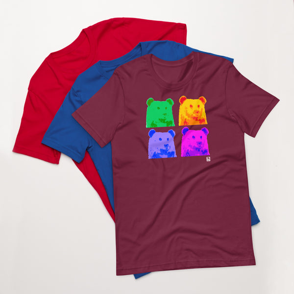 Gay Pride Portrait Bear t-shirt