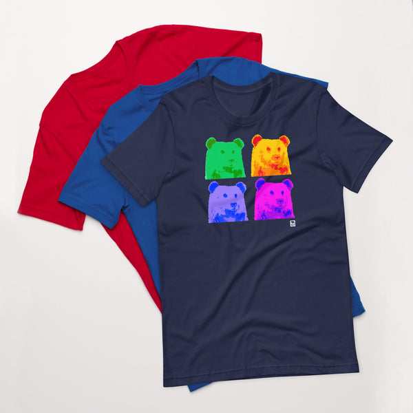 Gay Pride Portrait Bear t-shirt