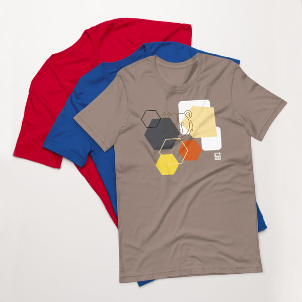 Gay Pride Bear Shapes t-shirt