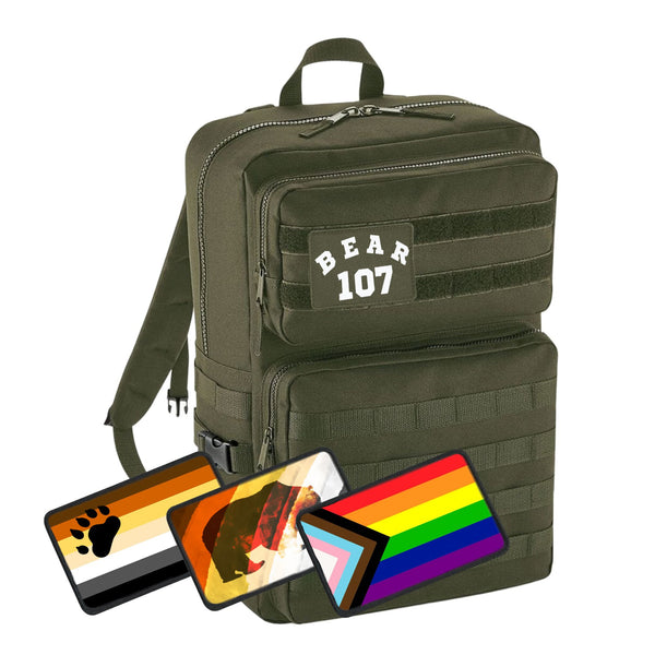 Bear Pride Patch Backpack