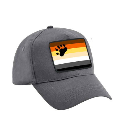 Bear Pride Patch Cap Flag With Paw