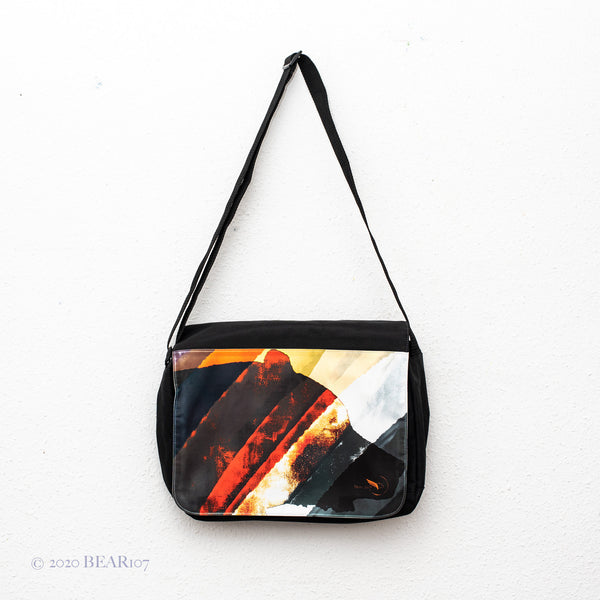 Messenger Bag Bear Pride Flag with Bear