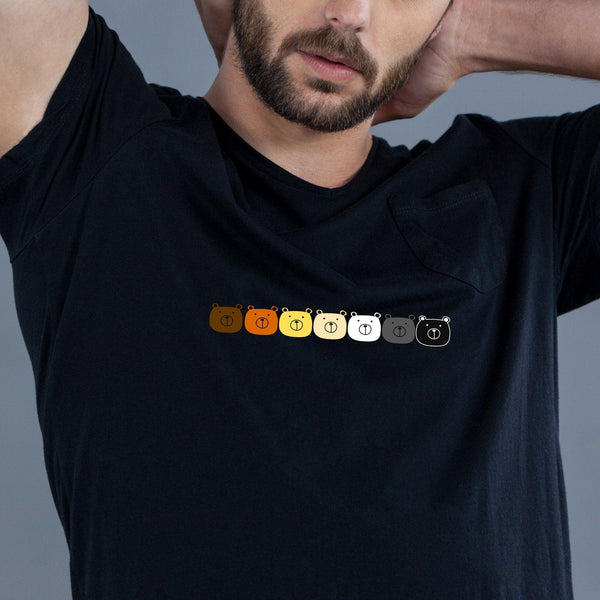 Bear Pride Flag T-Shirt, Teddy Bears Design - Bear107
