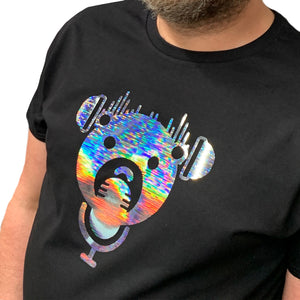 Bear Pride T-Shirt Rainbow Disco Bear