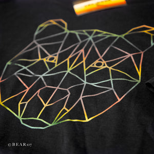 Bear Pride T-Shirt Geometric Rainbow Bear