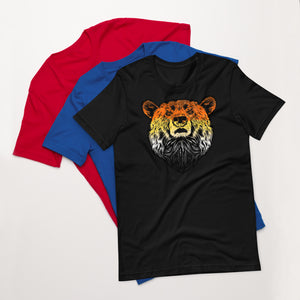 Bear Pride Flag Colour Bear t-shirt