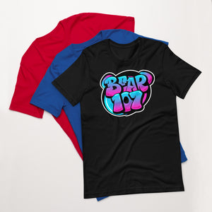 Gay Bear Pride Graffiti Style Bear T-shirt