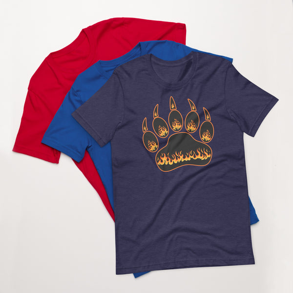 Burning Paw Bear Pride t-shirt