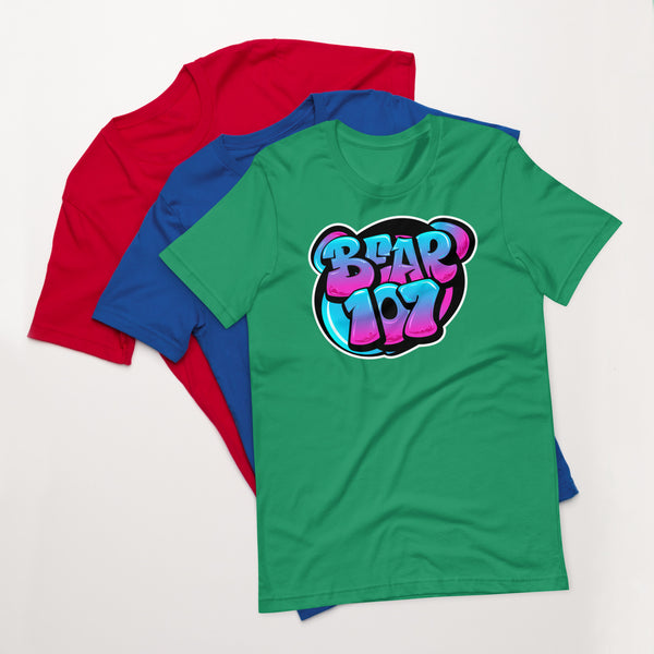 Gay Bear Pride Graffiti Style Bear T-shirt