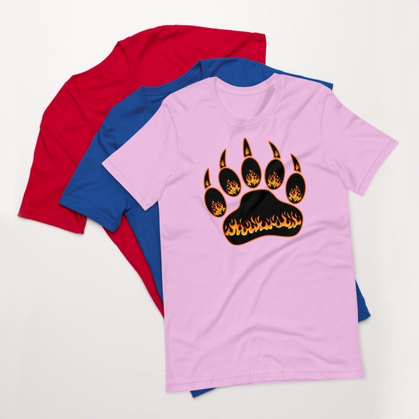 Burning Paw Bear Pride t-shirt